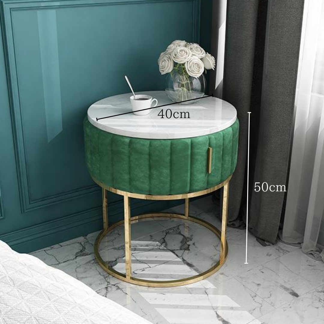 マーブルサイドテーブル(5カラー)