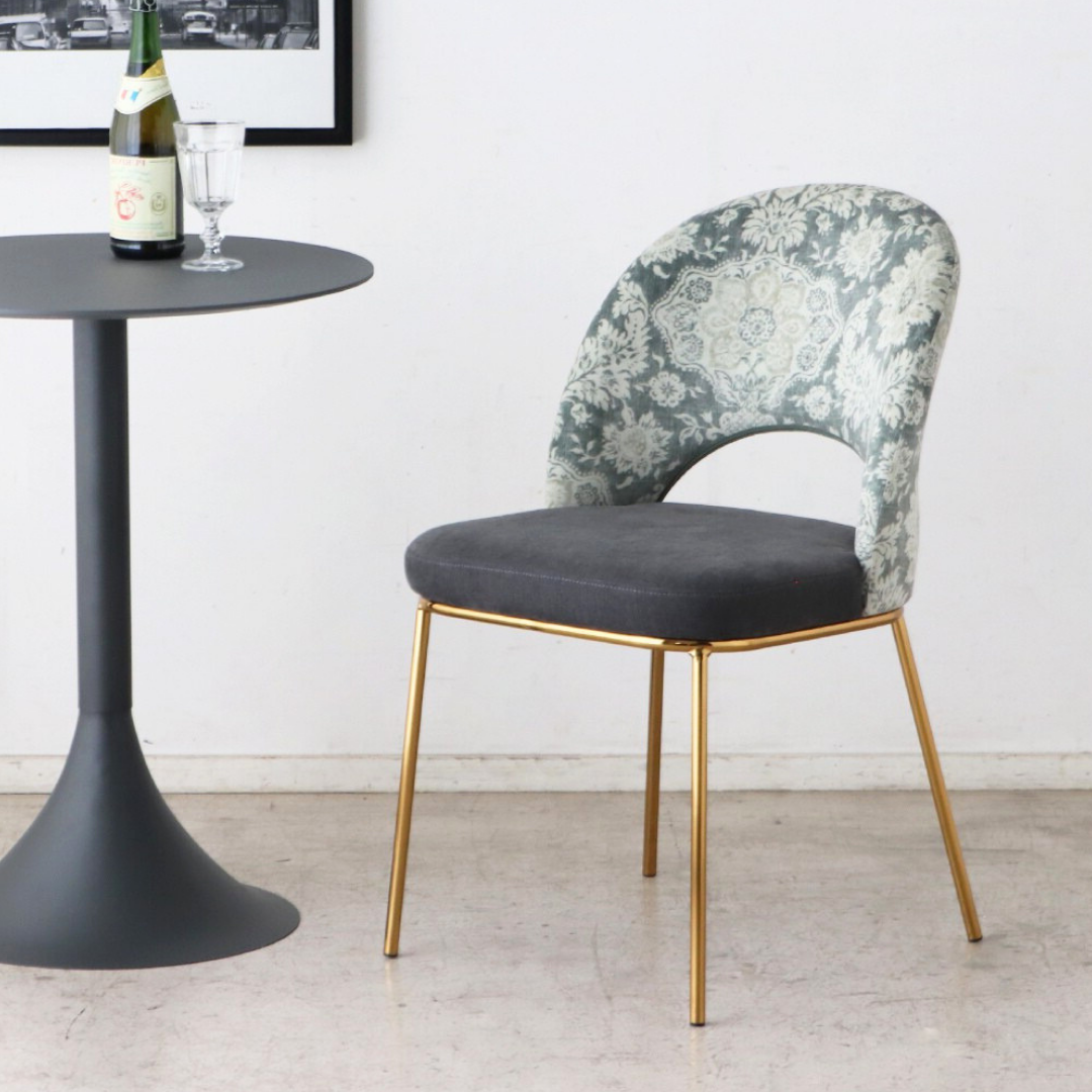 即納】エレガンスフローラルゴールドチェア – MUSE HOME｜海外