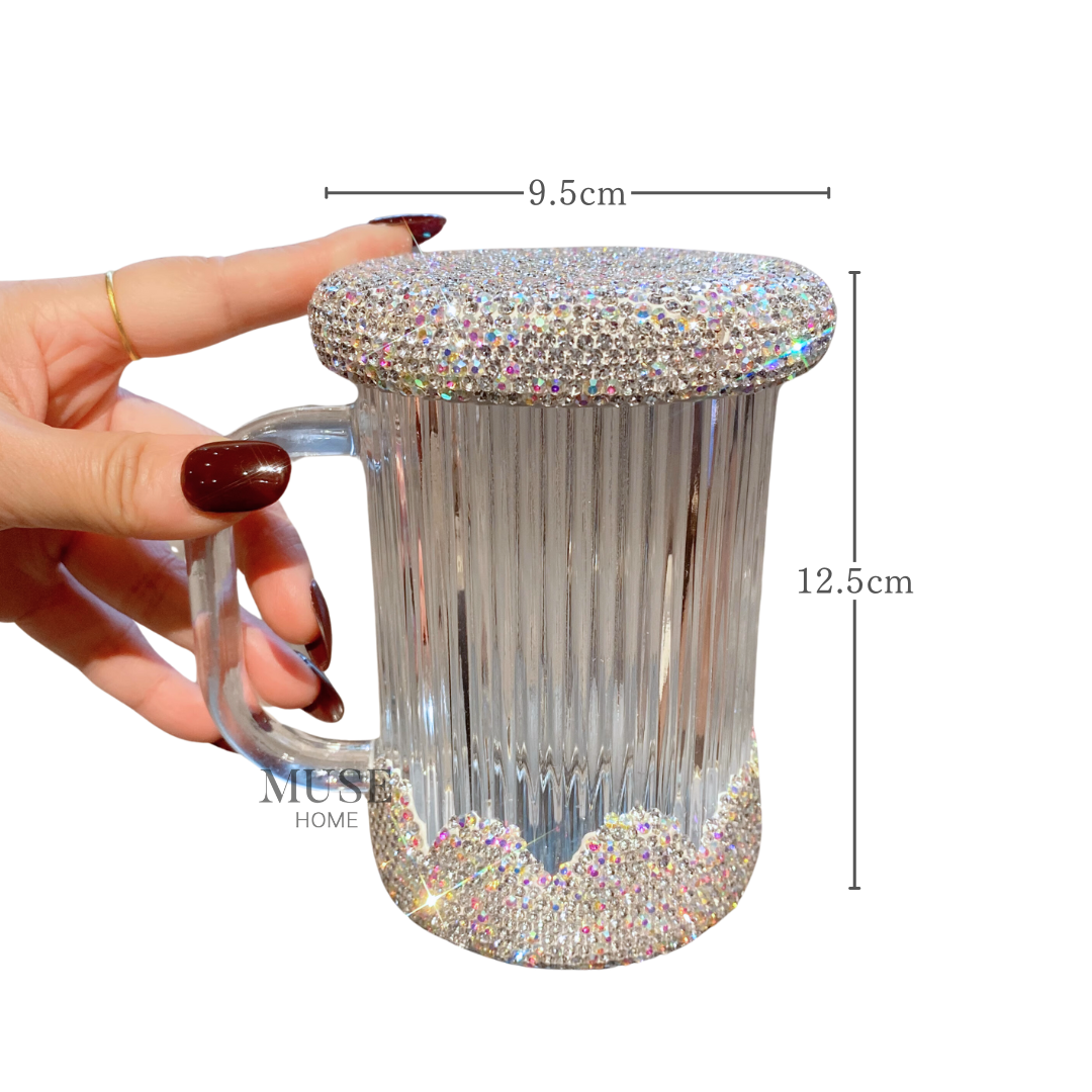 クリスタルビジューウォーターグラス