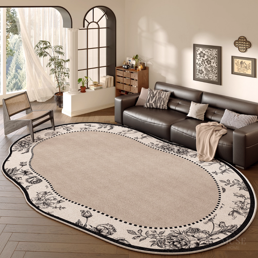 ボタニカル柄 ヴィンテージラグ 約94×173cm ボタニカル柄 ヴィンテージ ボタニカル柄 ヴィンテージラグ 約94×173cm ボタニカル柄 ヴィンテージ