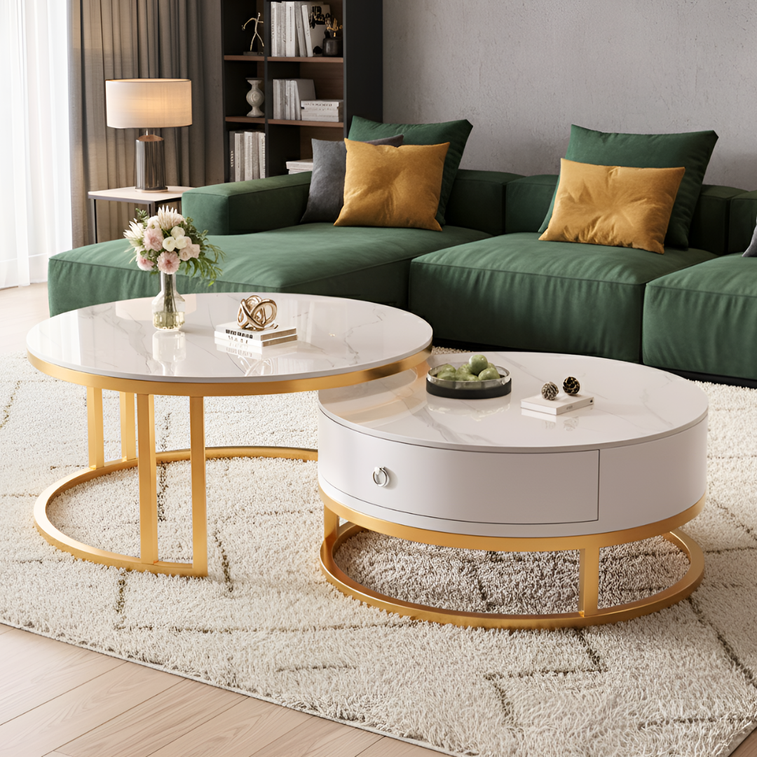 リッチグロウダブルローテーブル – MUSE HOME｜海外インテリア雑貨