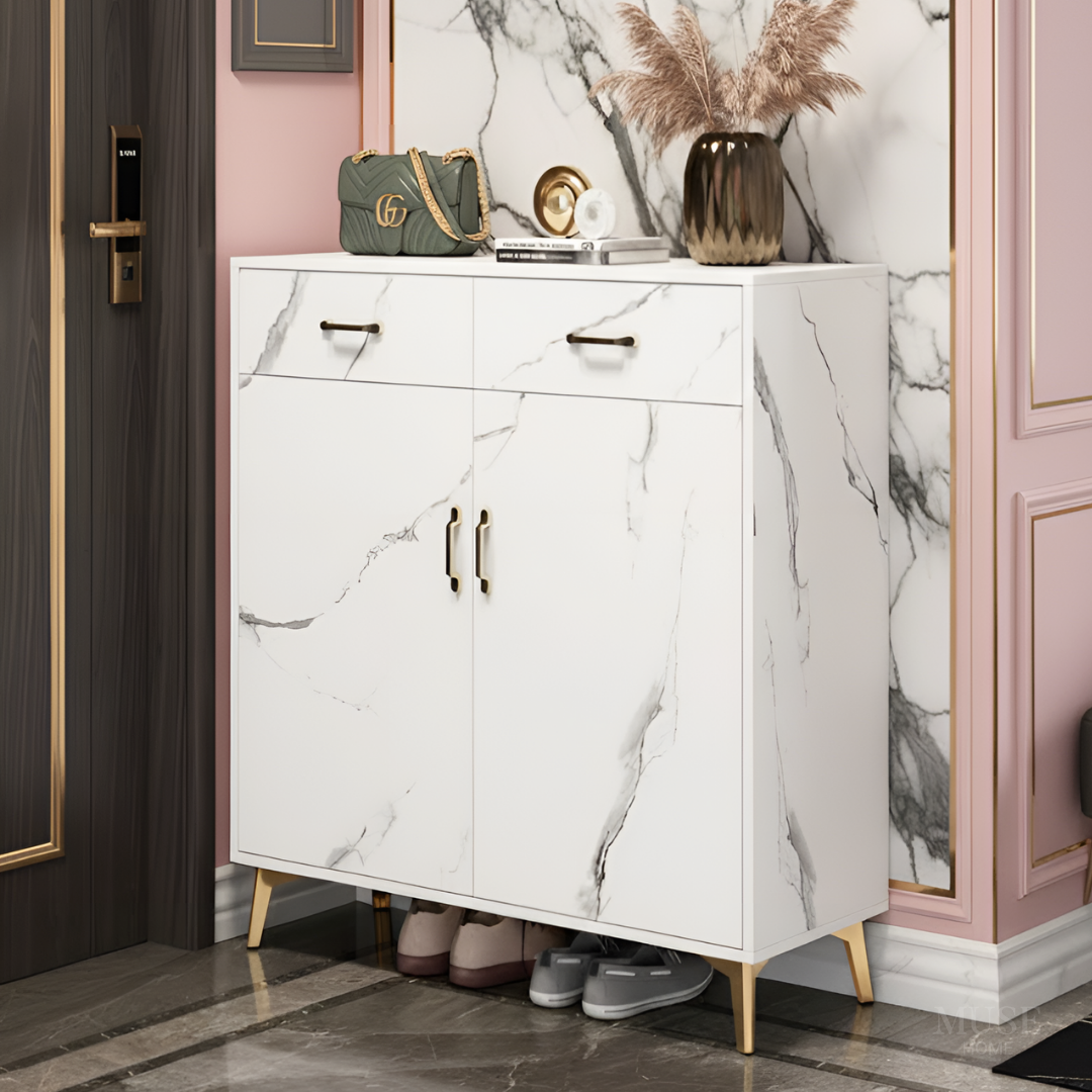 【早割対象】ノーブルデザインシューズキャビネット