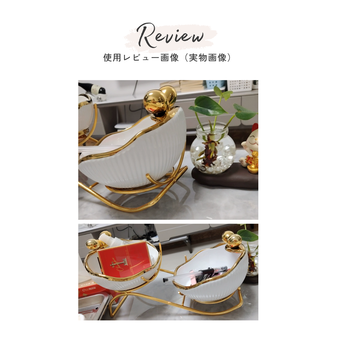 【早割対象】ゴールドリボンアクセントダブルトレイ