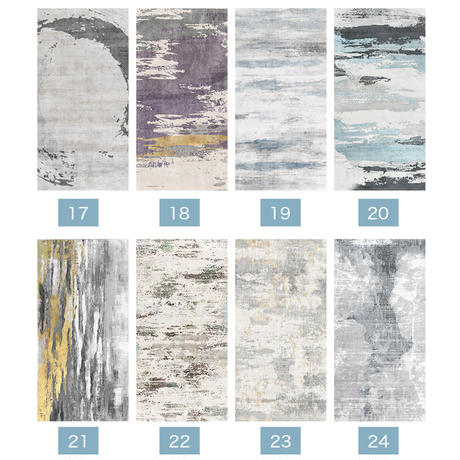 シンプルモダンベッドサイドラグ【80cm×160cm】