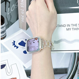 AppleWatchオーロラクリアバンド