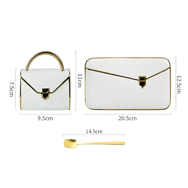 ハンドバッグ風コーヒーカップセット