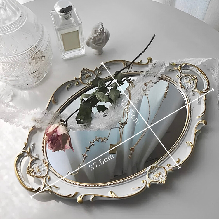 エレガントヴィンテージミラートレー