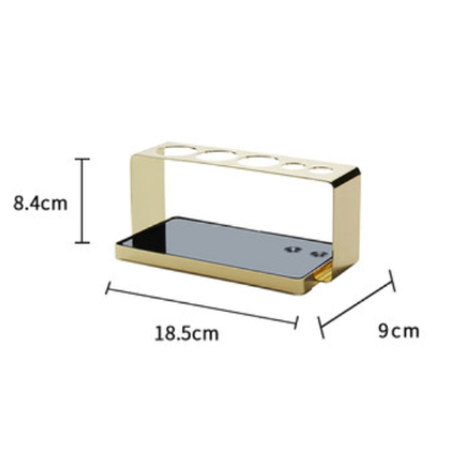 ブラック×ゴールドメイクブラシホルダー(B)