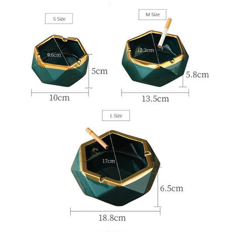 ゴールド コートセラミック灰皿