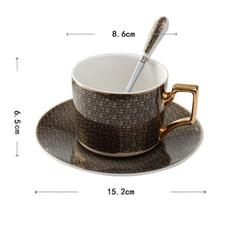 ヨーロピアンデザインコーヒーカップ&ソーサー