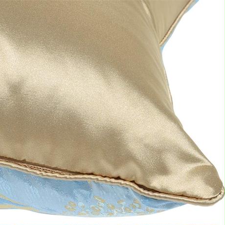 フラワー サテンクッションカバー