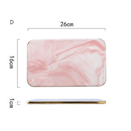 マーブル調プレミアムプレート(S)