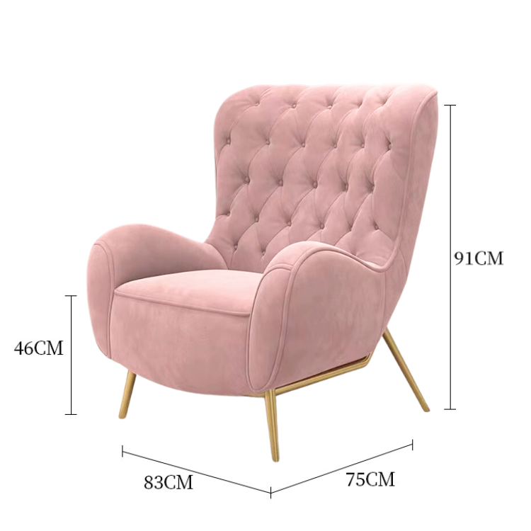 ヨーロピアンフェミニンシングルソファ – MUSE HOME|海外インテリア ヨーロピアンフェミニンシングルソファ – MUSE HOME|海外インテリア