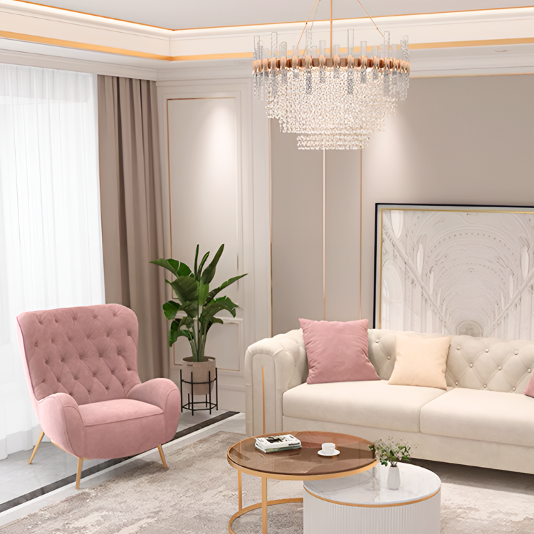 ヨーロピアンフェミニンシングルソファ – MUSE HOME|海外インテリア ヨーロピアンフェミニンシングルソファ – MUSE HOME|海外インテリア