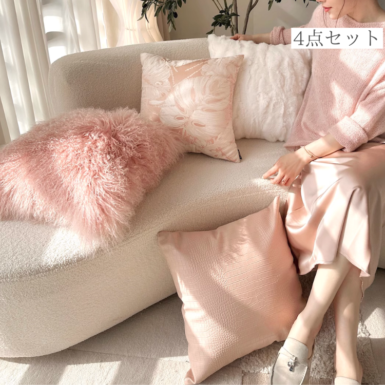 ゴージャスローズピンククッションカバー – MUSE HOME|海外 ゴージャスローズピンククッションカバー – MUSE HOME|海外