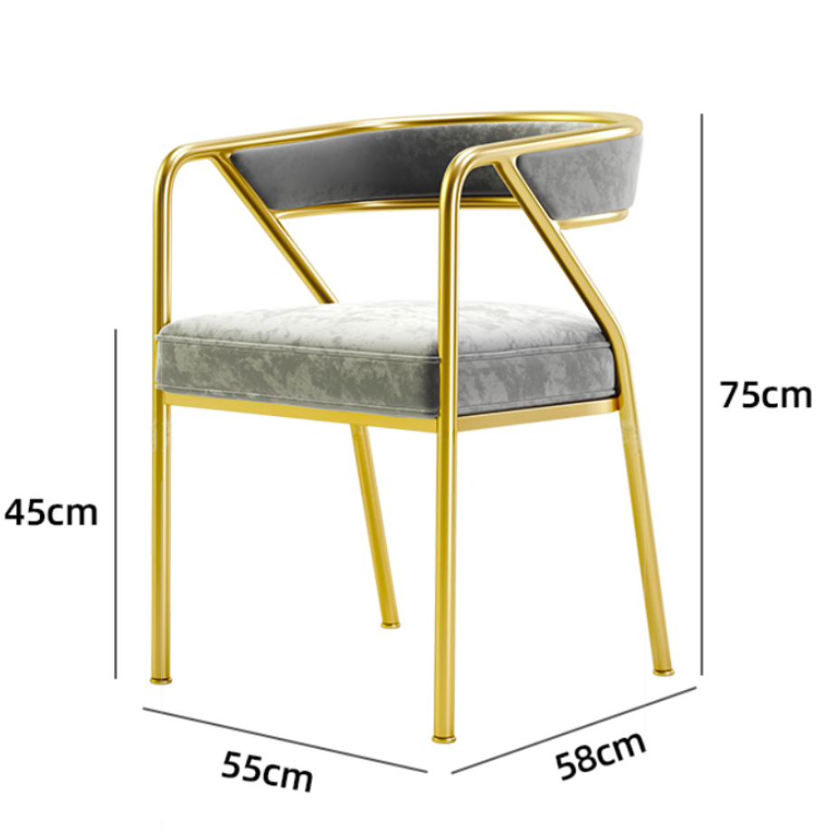 ♡A&B 折り畳み式アイアン Gold ダイニングChair♡ 【C】 ♡A&B ♡A&B 折り畳み式アイアン Gold ダイニングChair♡ 【C】 ♡A&B