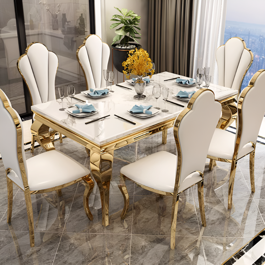 グリッタリングシェルデザインダイニングセット – MUSE HOME|海外 グリッタリングシェルデザインダイニングセット – MUSE HOME|海外