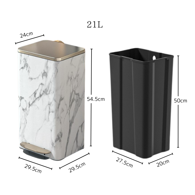 大理石デザインステップダストボックス – MUSE HOME|海外インテリア 大理石デザインステップダストボックス – MUSE HOME|海外インテリア