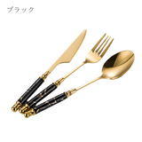クラシックマーブルカトラリーセット