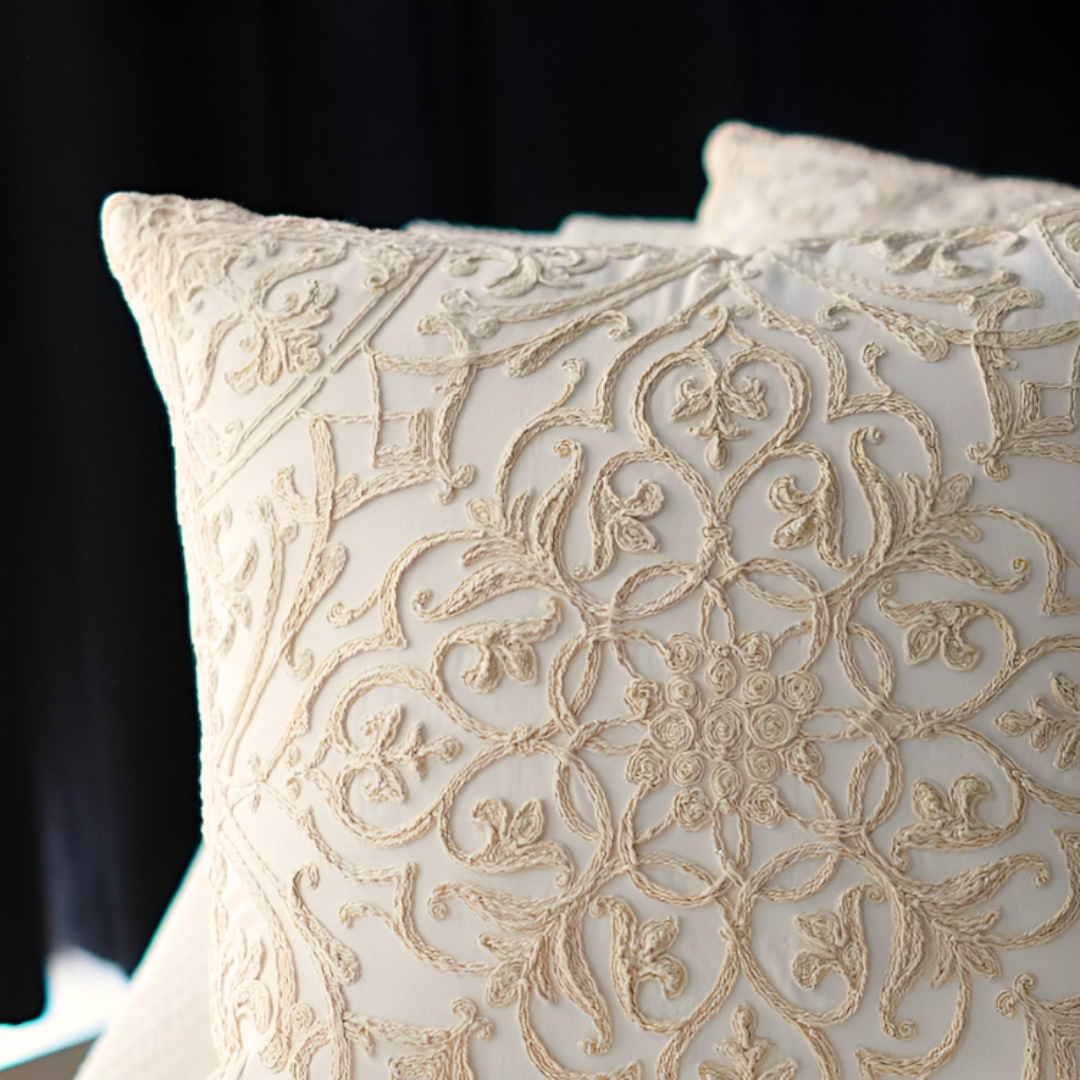 即納商品】アンティークレース刺繍クッションカバー – MUSE HOME｜海外