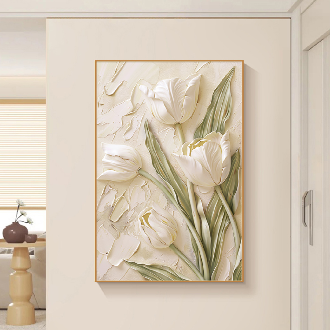 フラワークラシックエンボスライクアート