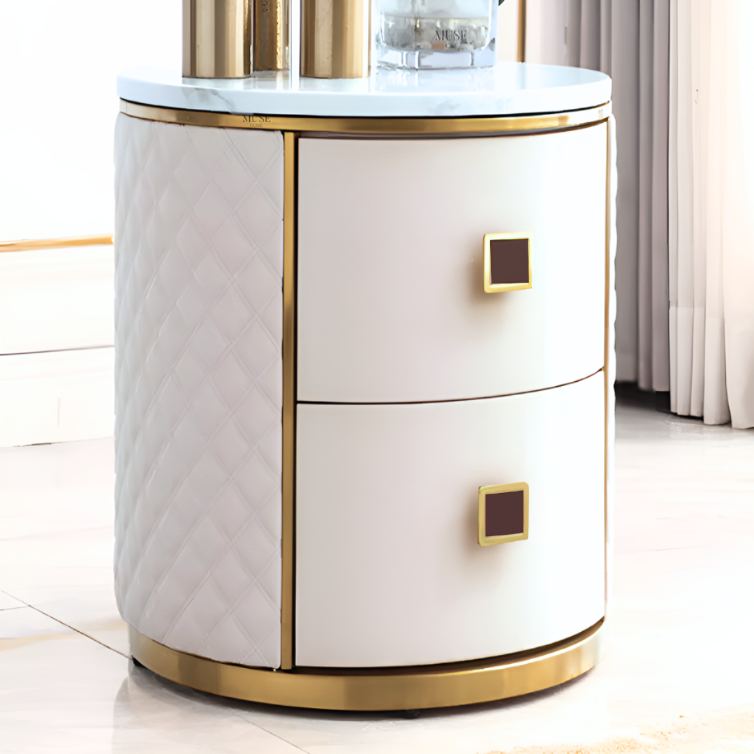 ラグジュアリーエレガントベッドサイドチェスト