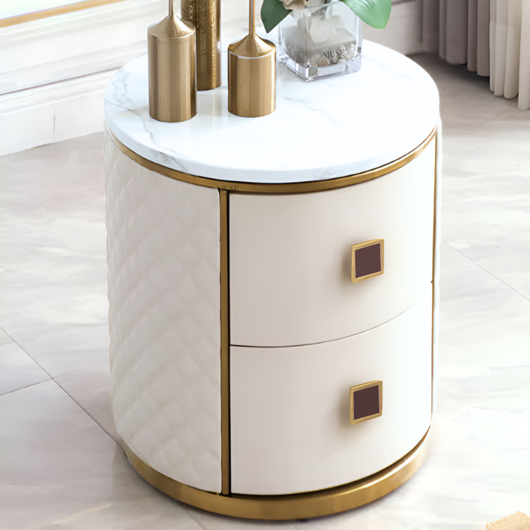 ラグジュアリーエレガントベッドサイドチェスト