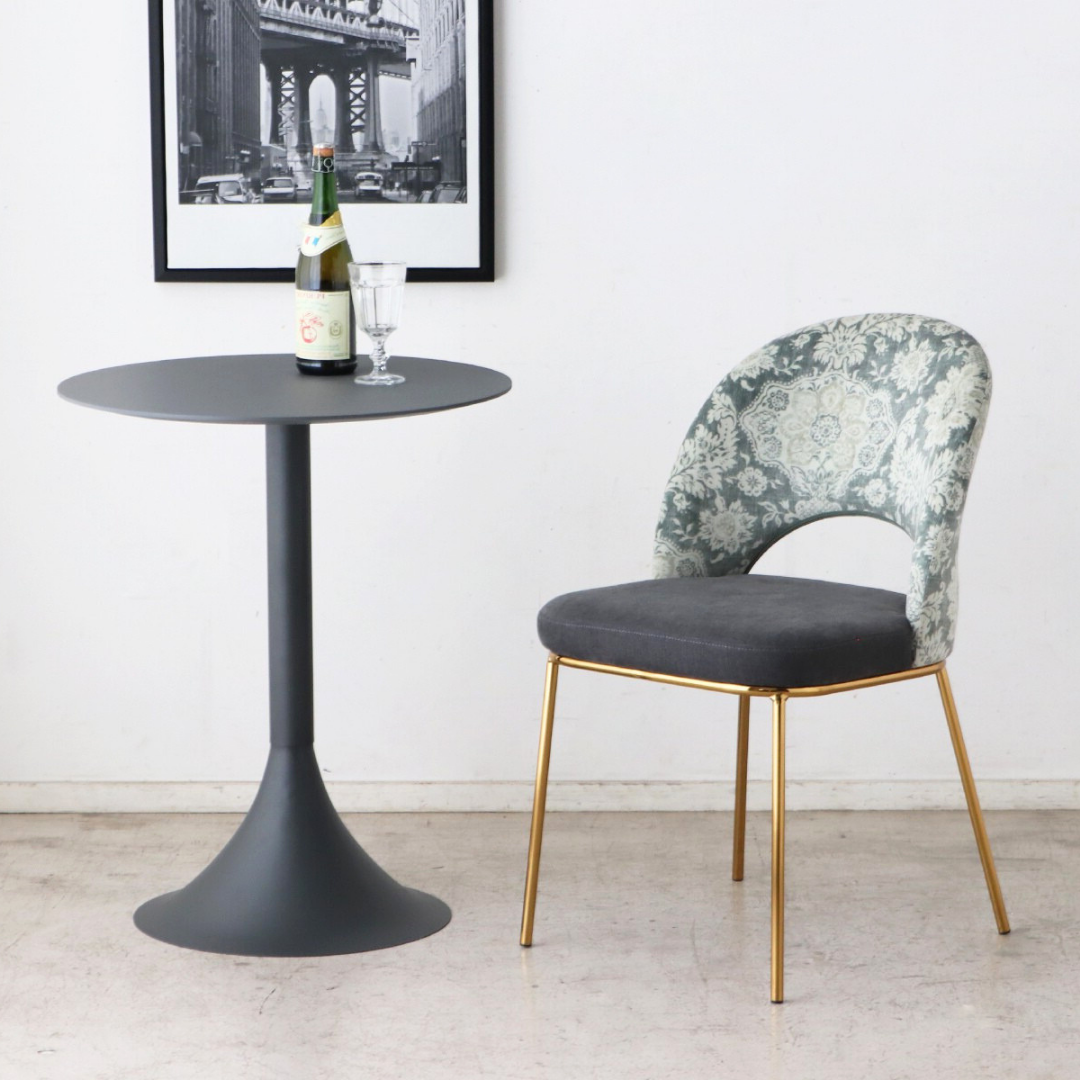 【即納】エレガンスフローラルゴールドチェア