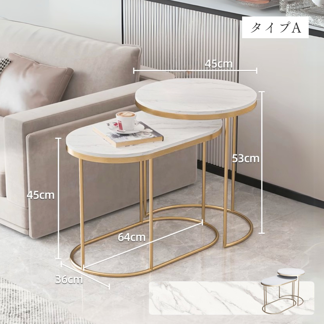 リッチラウンドペアサイドテーブル – MUSE HOME|海外インテリア雑貨 リッチラウンドペアサイドテーブル – MUSE HOME|海外インテリア雑貨