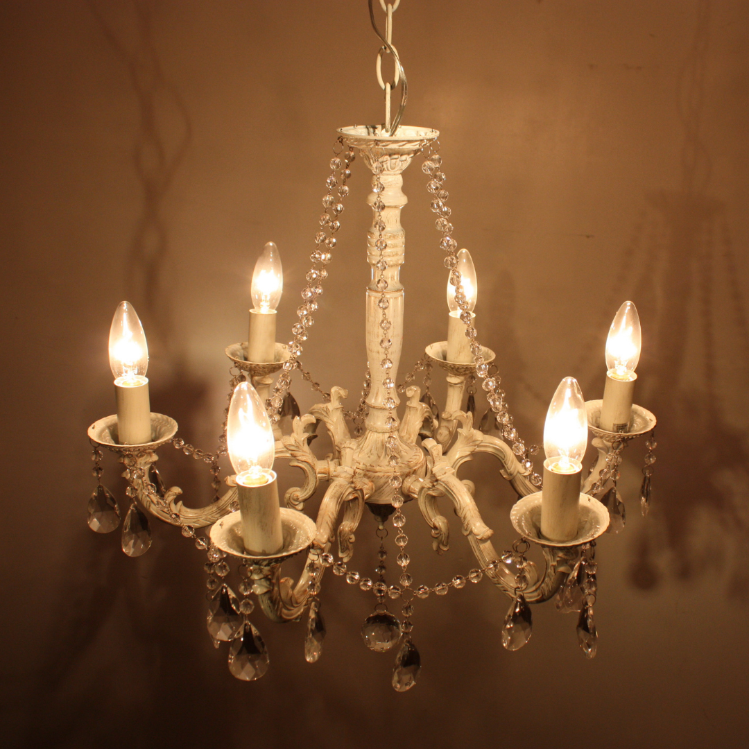 即納】ホワイトアンティーククリスタルシャンデリア – MUSE HOME|海外 即納】ホワイトアンティーククリスタルシャンデリア – MUSE HOME|海外