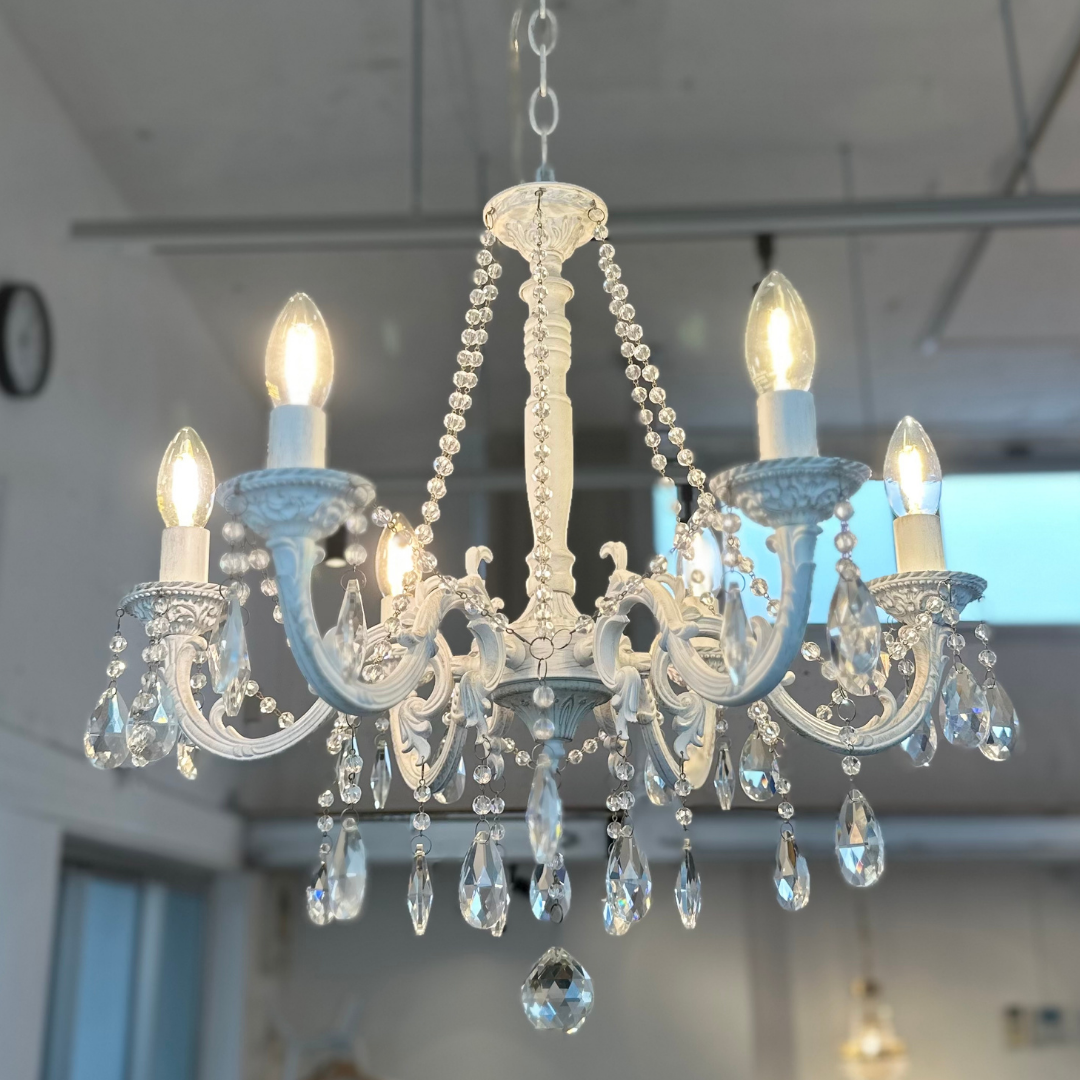 即納】ホワイトアンティーククリスタルシャンデリア – MUSE HOME|海外 即納】ホワイトアンティーククリスタルシャンデリア – MUSE HOME|海外