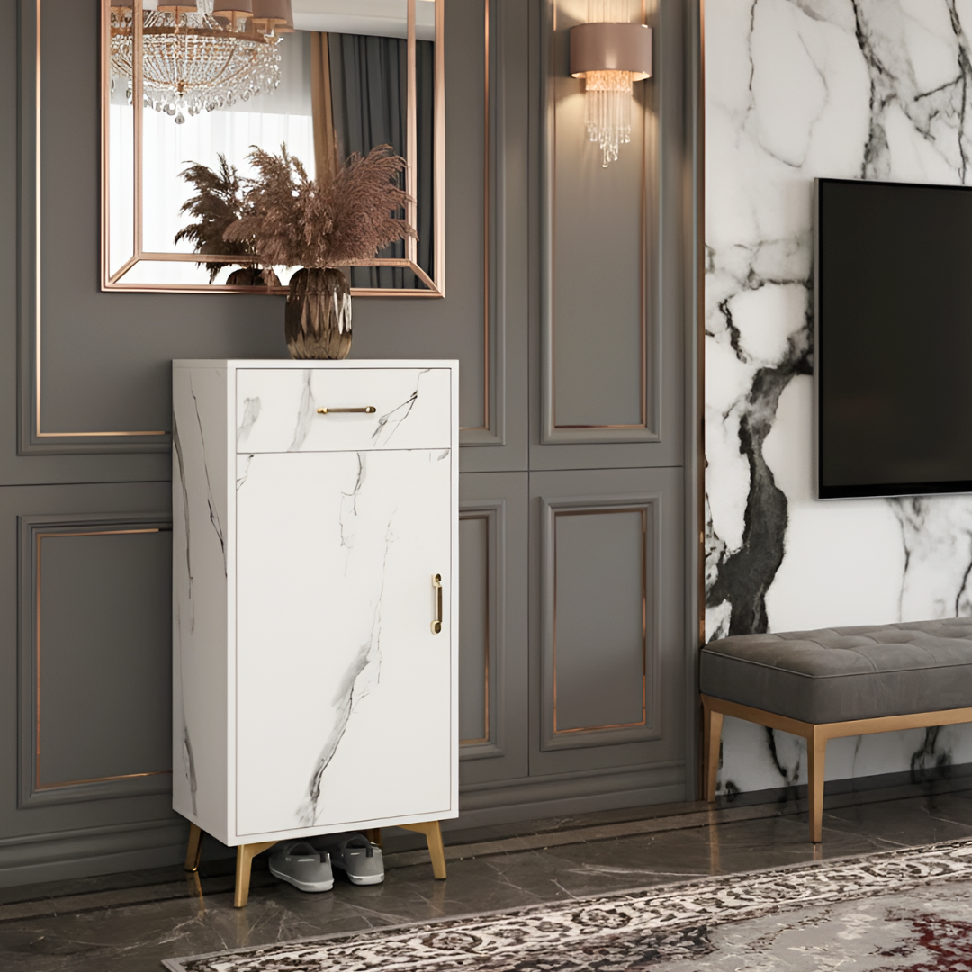 【早割対象】ノーブルデザインシューズキャビネット