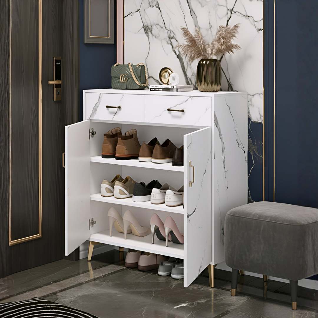 【早割対象】ノーブルデザインシューズキャビネット