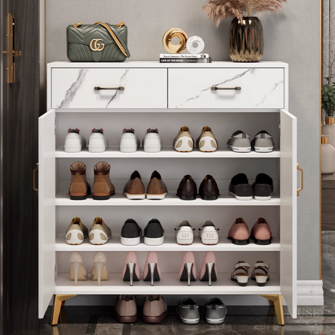 【早割対象】ノーブルデザインシューズキャビネット