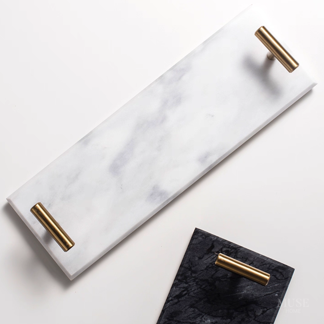 【早割対象】プレミアム大理石スリムデザイントレイ