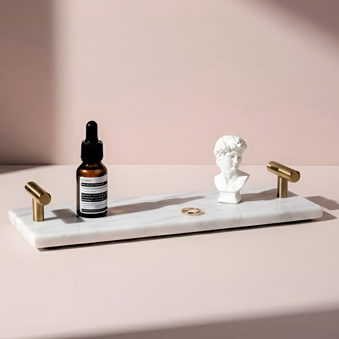 【早割対象】プレミアム大理石スリムデザイントレイ