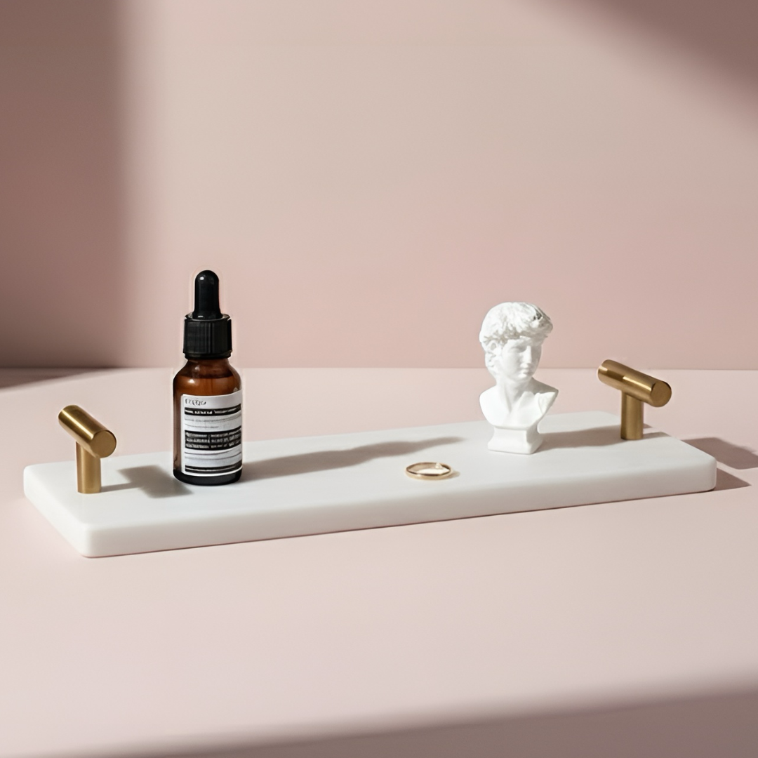 【早割対象】プレミアム大理石スリムデザイントレイ