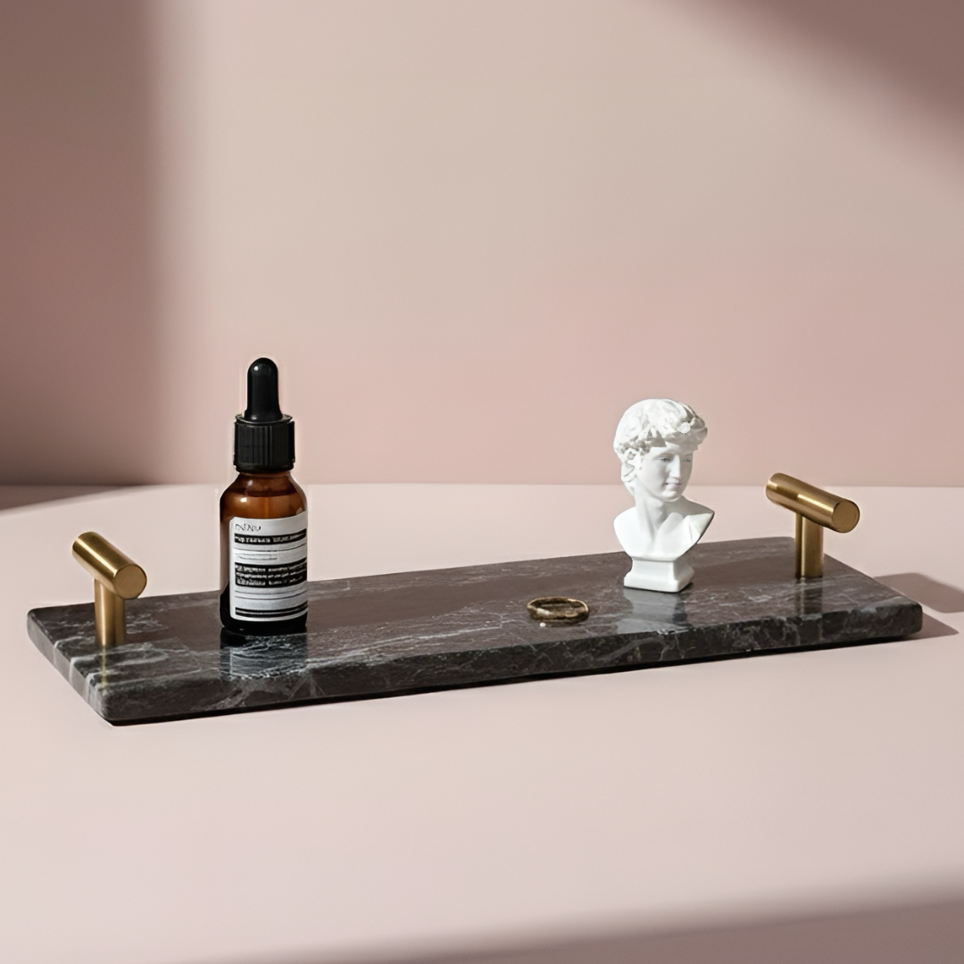 【早割対象】プレミアム大理石スリムデザイントレイ