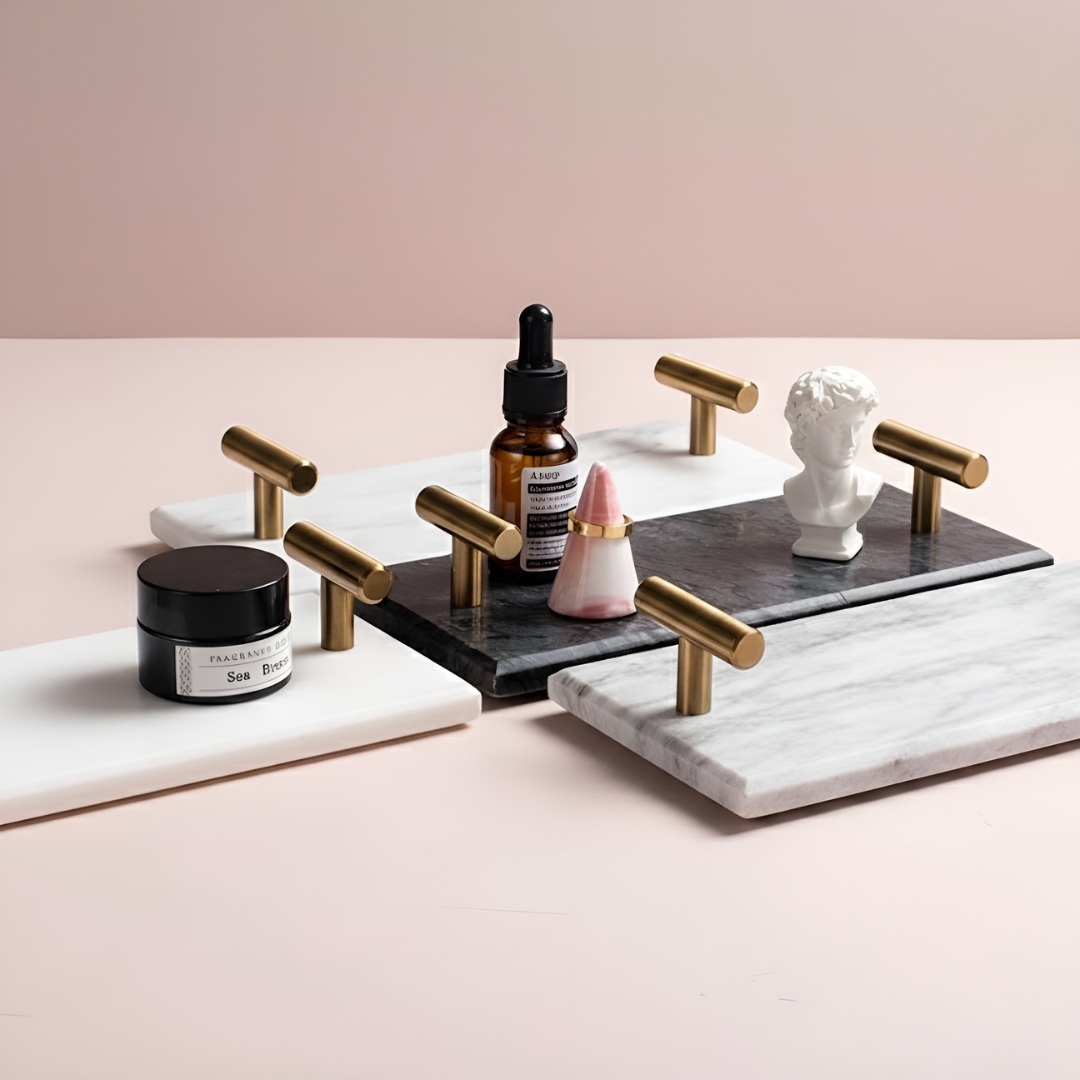 【早割対象】プレミアム大理石スリムデザイントレイ