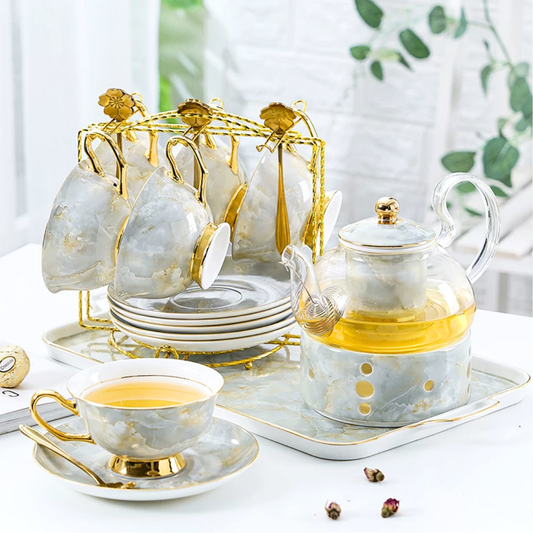 マーブルゴールドティータイムセット