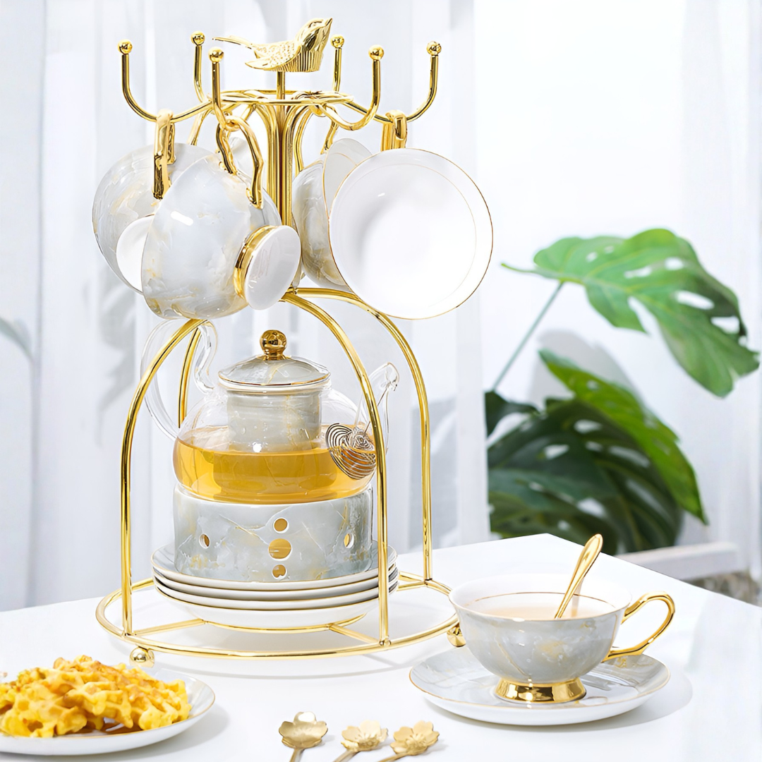 マーブルゴールドティータイムセット