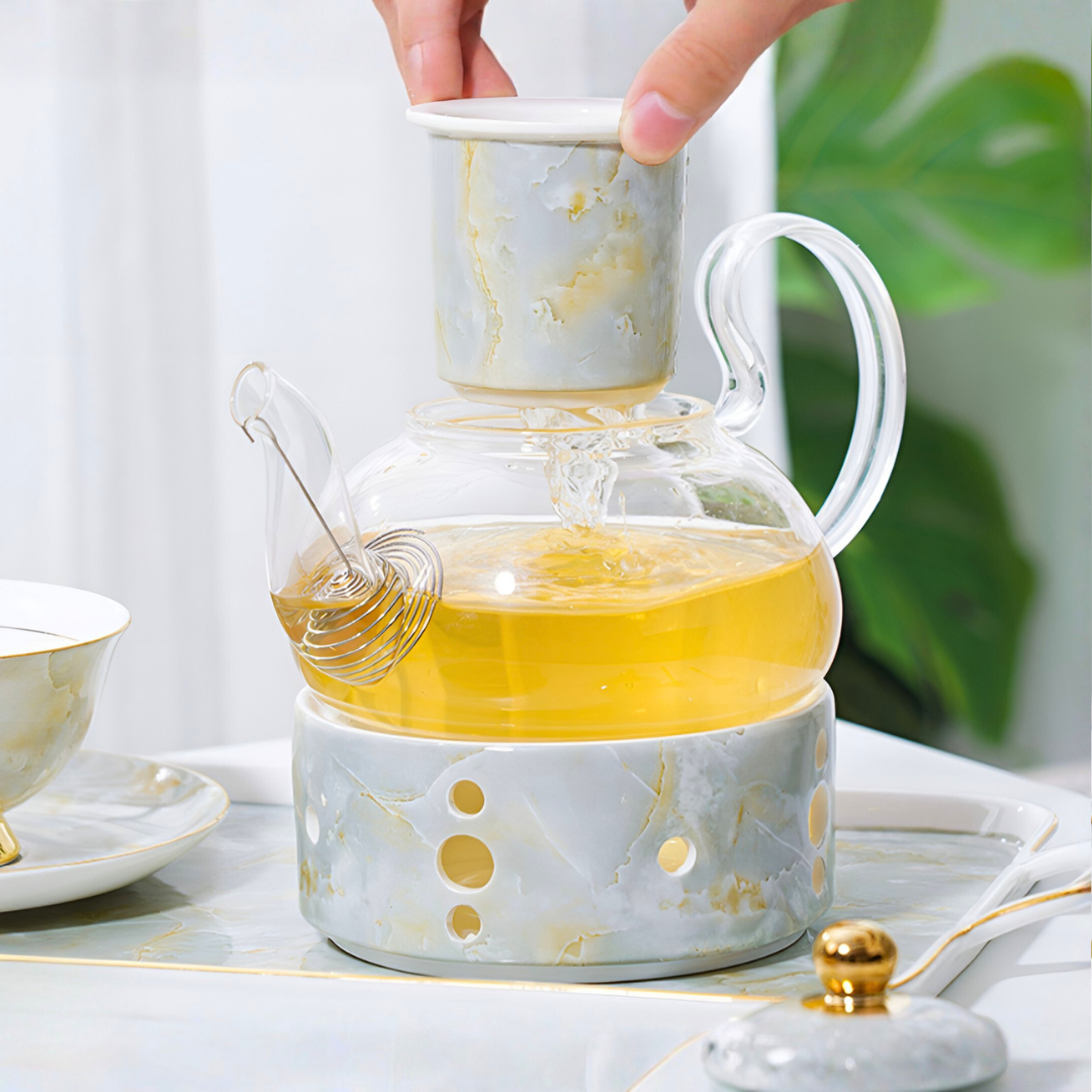 マーブルゴールドティータイムセット