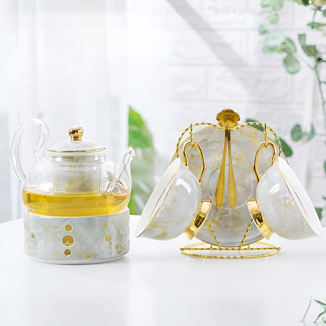 マーブルゴールドティータイムセット