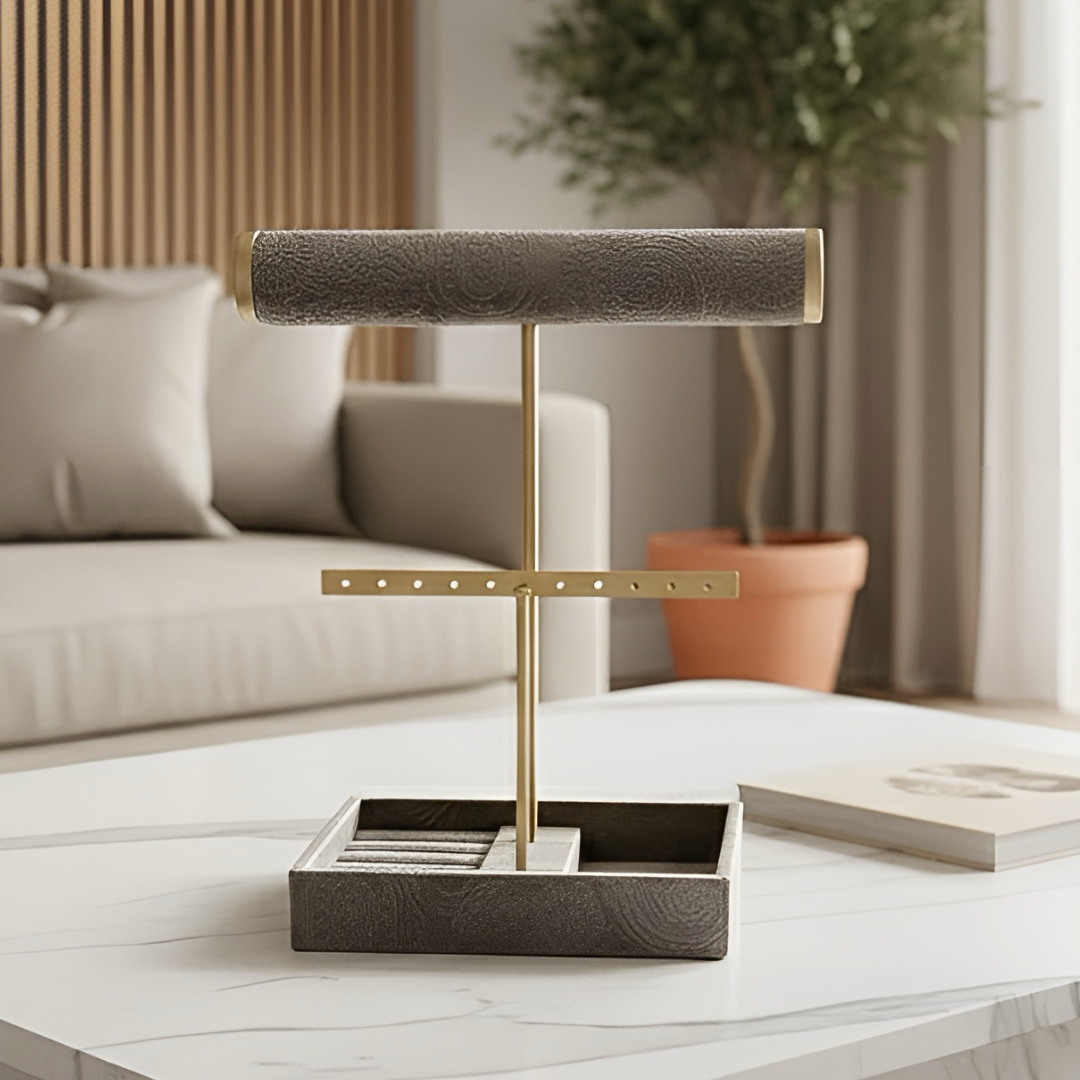 早割対象】グレイッシュゴールドアクセサリースタンド – MUSE HOME