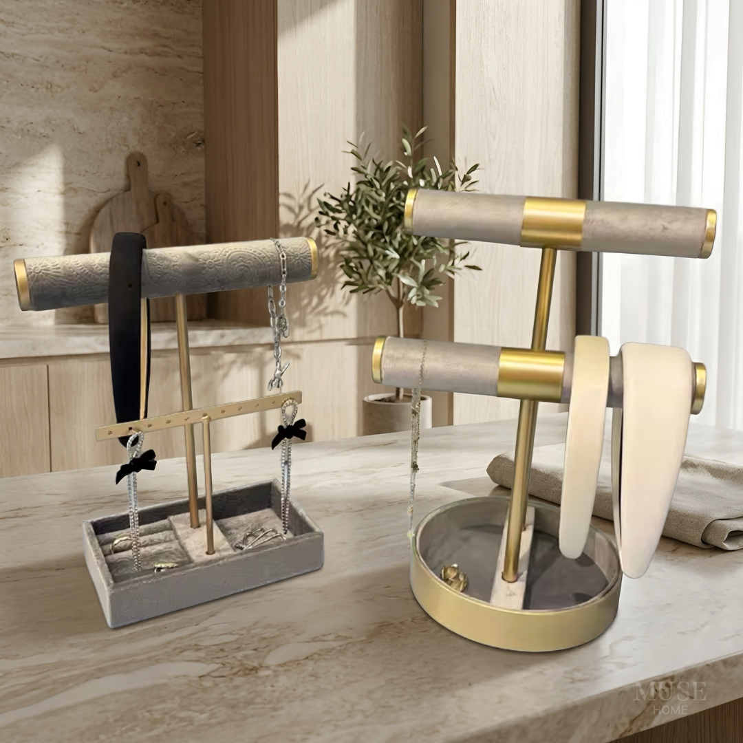 グレイッシュゴールドアクセサリースタンド