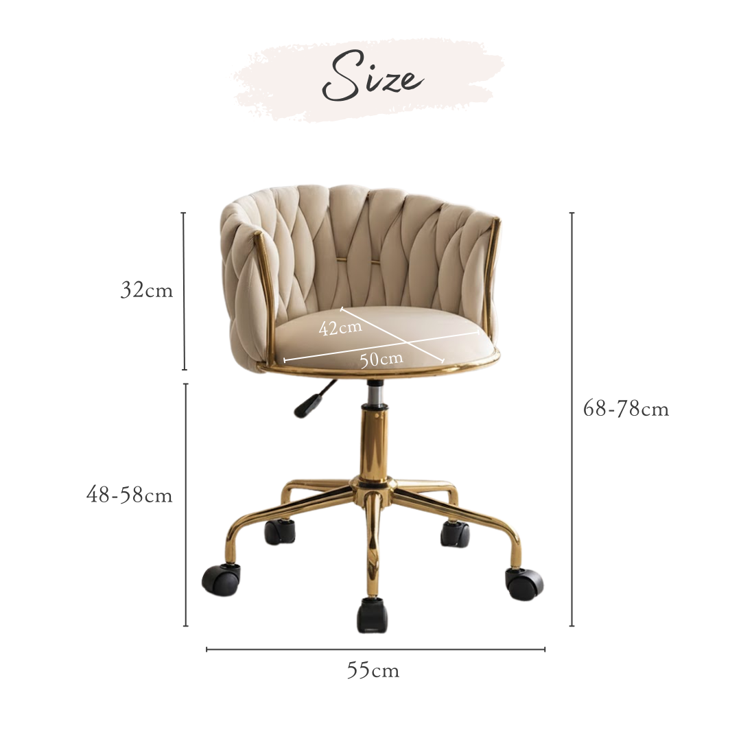 ニュアンスツイストドレッサーチェア