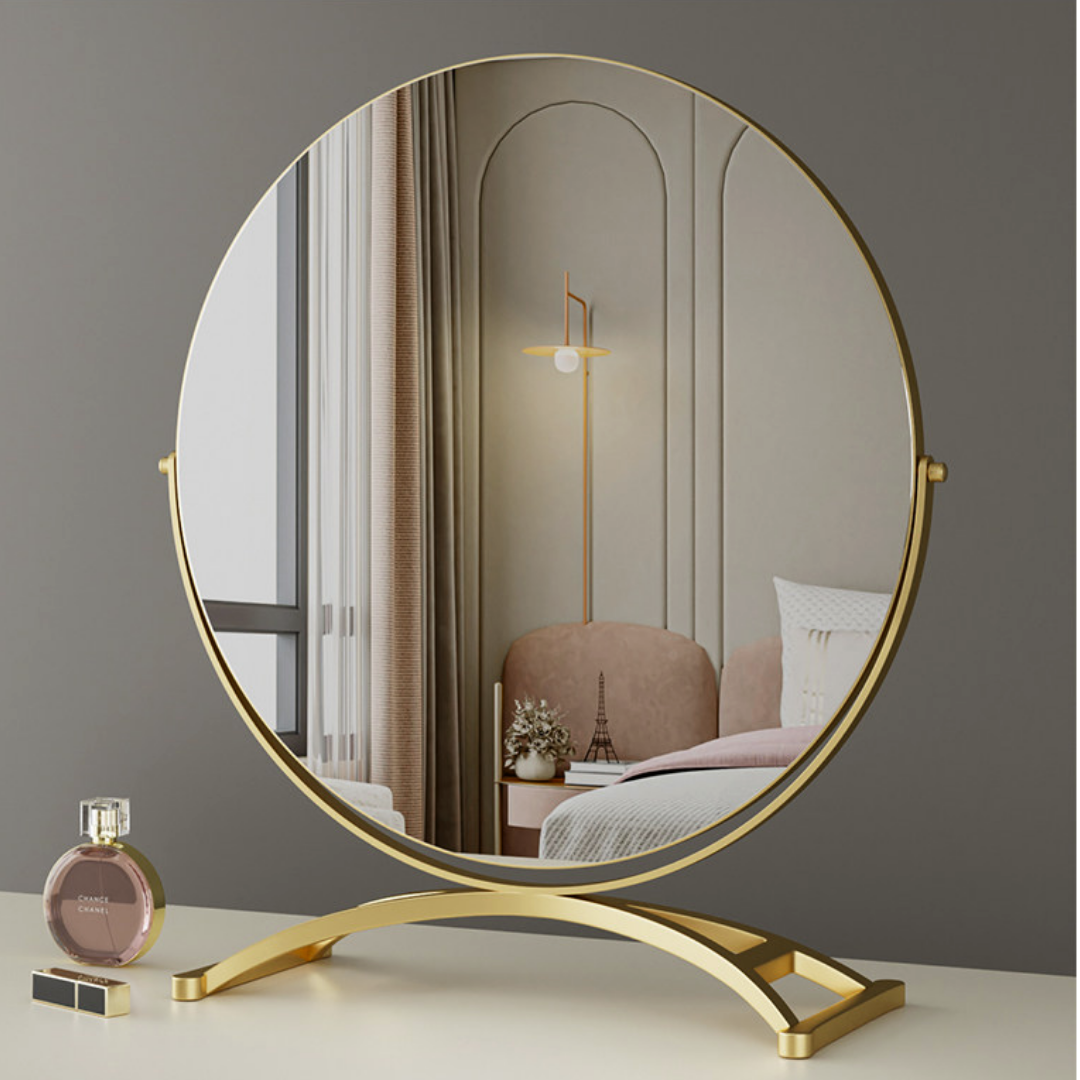 【早割対象】アーチラインゴールドテーブルミラー