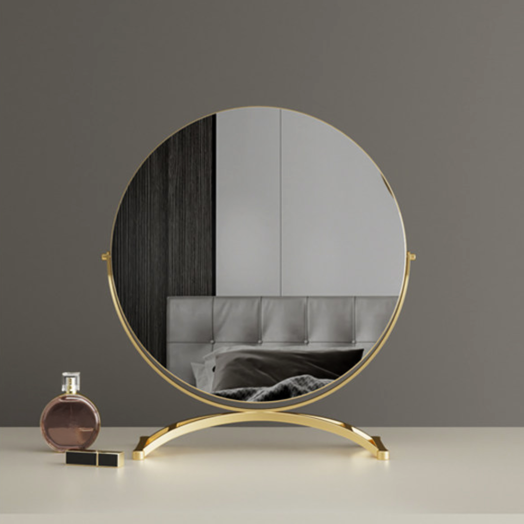 【早割対象】アーチラインゴールドテーブルミラー