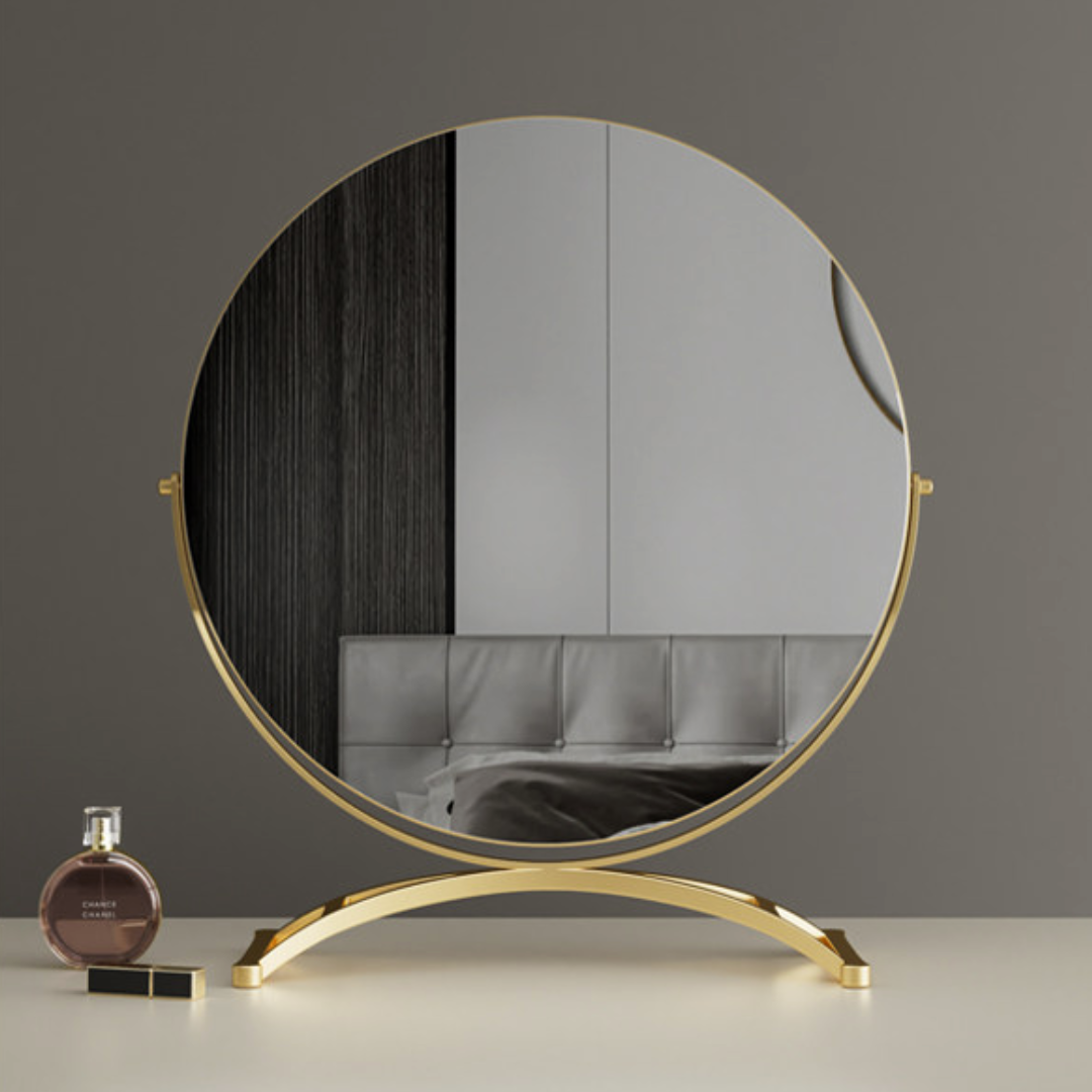 【早割対象】アーチラインゴールドテーブルミラー