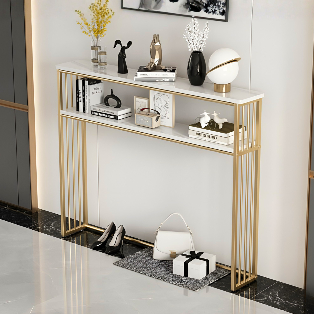 【早割対象】ゴールドラインコンソールテーブル